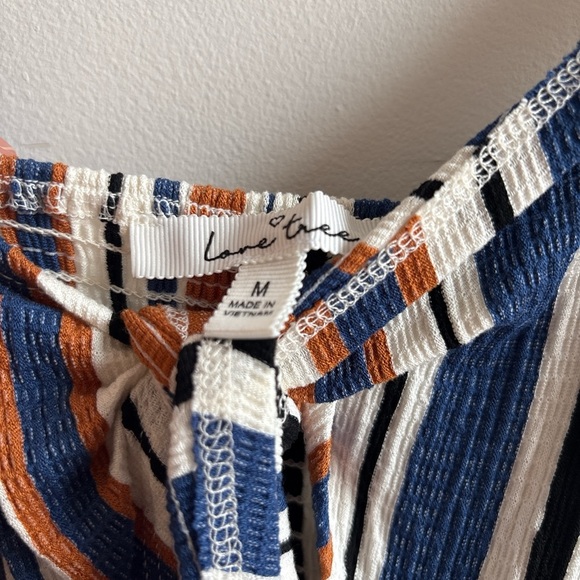 Love Tree Blue and White Maxi Sundress - Picture 2 of 4